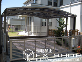 のカーポート カーブポートシグマIII ワイド 積雪〜20cm対応 施工例