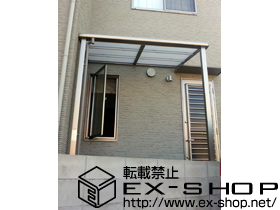 のテラス屋根 ライザーテラスII F型 テラスタイプ 単体 積雪〜20cm対応 施工例