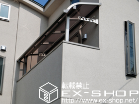 のバルコニー・ベランダ屋根 ライザーテラスII R型 屋根タイプ 単体 積雪〜20cm対応 施工例