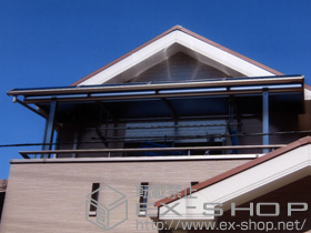 のバルコニー・ベランダ屋根 ヴェクターテラス R型 屋根タイプ 単体 積雪〜20cm対応 施工例