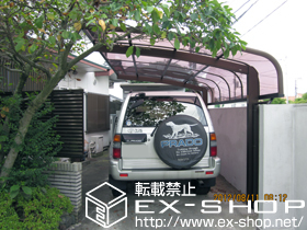 のカーポート レイナキャップポート　積雪〜20?対応 施工例