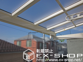 のバルコニー・ベランダ屋根 ヴェクターテラス F型 1500 ルーフタイプ 単体 積雪〜50cm対応 施工例