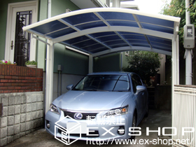 のカーポート レイナワンポート 積雪〜20cm対応 施工例