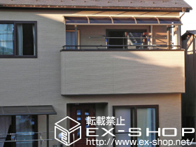 のバルコニー・ベランダ屋根 ライザーテラスIIR型 屋根タイプ 単体 積雪〜20cm対応 施工例