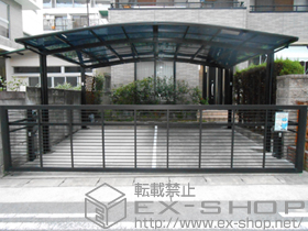 のカーポート カーブポートシグマIII ワイド 積雪〜30cm対応 施工例