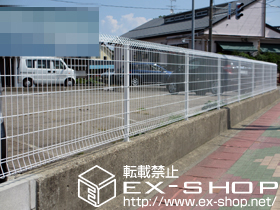 のフェンス・柵 メッシュフェンス G10-R 施工例