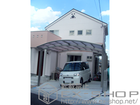 のカーポート レイナツインポート 積雪〜20cm対応+ レイナツインポート 側枠1本 施工例