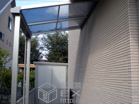 のテラス屋根 ライザーテラスII F型 テラスタイプ 積雪〜20?対応 施工例