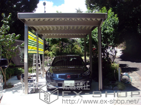 のカーポート テリオスポートIII 3000 6本柱 積雪〜100ｃｍ対応 施工例