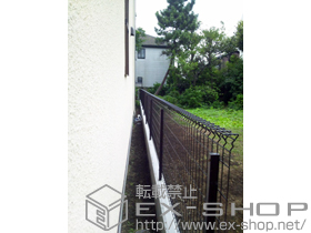 のフェンス・柵 ユメッシュZ型フェンス　間仕切り支柱タイプ 施工例