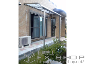 のテラス屋根 パワーアルファ RB型 テラスタイプ 単体 積雪〜30?対応 施工例