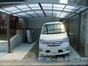 のカーポート カーブポートシグマIII ワイド 積雪〜30cm対応 施工例