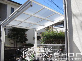 のカーポート カムフィNex F 積雪〜20cm対応＋サポートセット(着脱式) 施工例