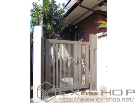 の機能門柱・ポスト ファンクションユニット ウィルモダンスリム 施工例