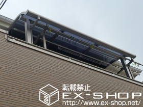 のバルコニー・ベランダ屋根 ライザーテラスII R型 屋根タイプ 単体 積雪〜20cm対応 施工例
