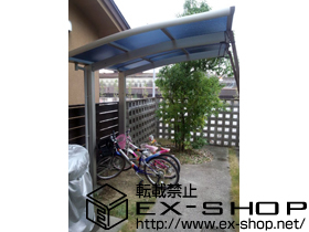 のサイクルポート・駐輪場 レイナポートミニ 積雪〜20?対応 施工例