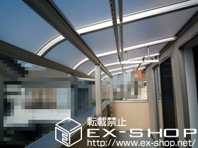 のバルコニー・ベランダ屋根 ヴェクターテラス R型 屋根タイプ 積雪〜20?対応 施工例