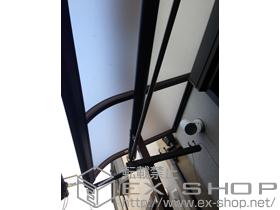 のバルコニー・ベランダ屋根 プレシオステラス R型 屋根タイプ 連棟 積雪〜20?対応 施工例