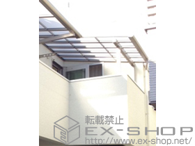 のバルコニー・ベランダ屋根 パワーアルファ F型 屋根タイプ 単体 積雪〜30cm対応 施工例