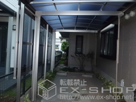 のカーポート キューブポート 積雪〜20cm対応＋キューブポート サイドパネル 施工例