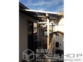 のバルコニー・ベランダ屋根 ライザーテラスII F型 屋根タイプ 単体 積雪〜20cm対応 施工例