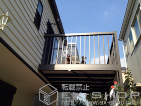 のバルコニー アクトステージA 柱建式 細格子 施工例