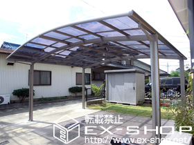 のカーポート カーブポートシグマIII ワイド 積雪〜20cm対応 施工例