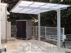 の物置・屋外倉庫 ヨド物置 ESC-1509AGL ヨド物置 エスモ 施工例