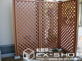 のフェンス・柵 ステイウッドフェンスM2型 高尺タイプ 施工例