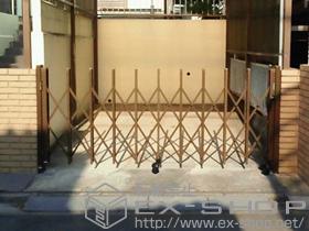 のカーゲート トリップゲートPB型 ノンレール 片開き 30S 施工例