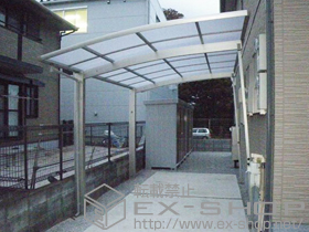 のカーポート プレシオスポート 積雪〜20cm対応+プレシオスポート 積雪〜20cm対応 施工例