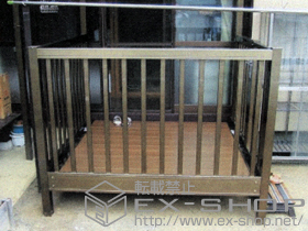 のバルコニー ガーデンステージ 太格子 施工例