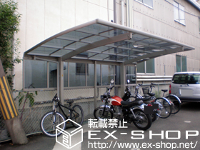 のカーポート プレシオスポート 積雪〜20cm対応＋プレシオスポート サイドパネル 施工例