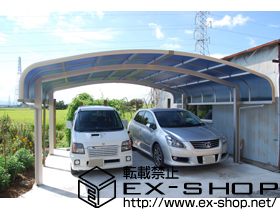 のカーポート レイナキャップツインポート 積雪〜20cm対応 施工例