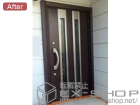 LIXIL リクシル(トステム)の玄関ドア リシェント 300型 片開きタイプ 施工例