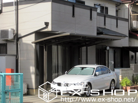 のサイクルポート・駐輪場 カーブポートシグマIII ミニ 積雪〜20cm対応 施工例