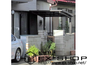 のサイクルポート・駐輪場 カーブポートシグマIII ミニ 積雪〜20cm対応 施工例