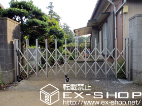 のカーゲート トリップゲート PB型 ノンレール 片開き32S 施工例