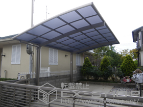 のカーポート カーブポートシグマIII 積雪〜30cm対応 施工例