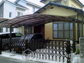 のカーポート カーブポートシグマIII ワイド 積雪〜30cm対応 施工例