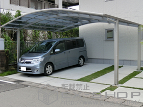 のカーポート レイナツインポート 積雪〜20cm対応 施工例