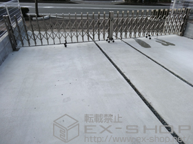 のカーゲート アルシャインII M型 Aタイプ ノンレール 両開き 施工例