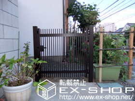 の門扉 ハイ千峰 片開き 施工例