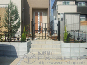 のフェンス・柵 ディズニーフェンス プーさん 施工例