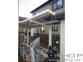 のサイクルポート・駐輪場 カーブポートシグマＩＩＩ ミニ 積雪〜30ｃｍ対応 施工例