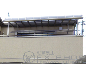 のバルコニー・ベランダ屋根 パワーアルファ RB型 屋根タイプ 単体 積雪〜30cm対応 施工例