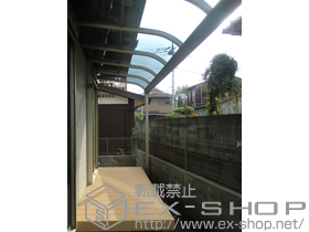 のテラス屋根 ヴェクターテラス R型 テラスタイプ 単体 積雪〜20cm対応 施工例