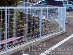 のフェンス・柵 メッシュフェンスG10 施工例