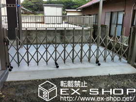 のカーゲート トリップゲートPB型 ノンレール 片開き 41S 施工例