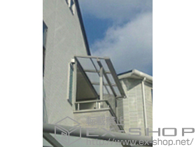 のバルコニー・ベランダ屋根 ライザーテラスII F型 屋根タイプ 単体 積雪〜20cm対応 施工例